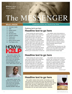 newsletter template