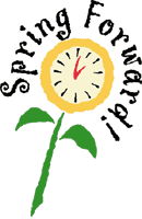 Daylight Saving Spring Time Clip Art